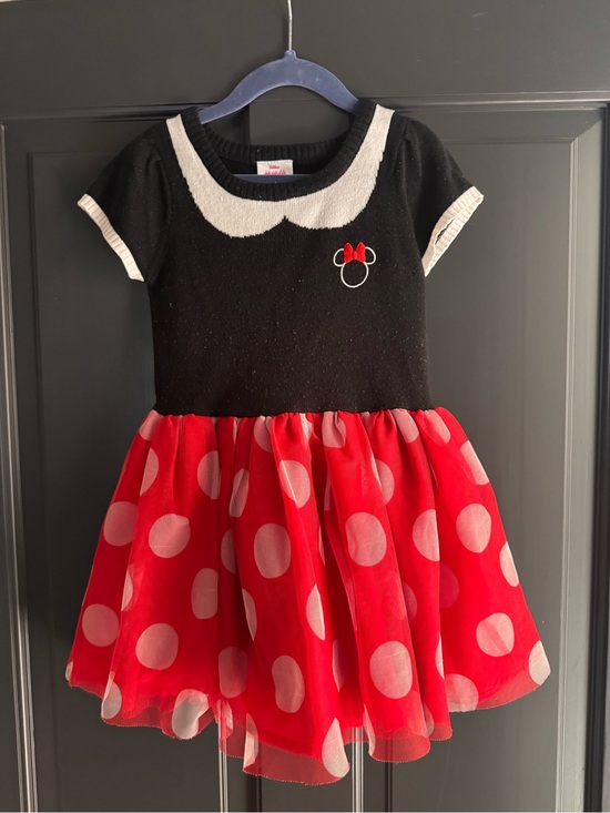 Disney Other - Disney Minnie Mouse Short Sleeve Sweater Dress Tulle Skirt 4T